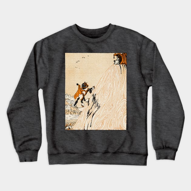 The Princess on the Glass Hill Crewneck Sweatshirt by UndiscoveredWonders